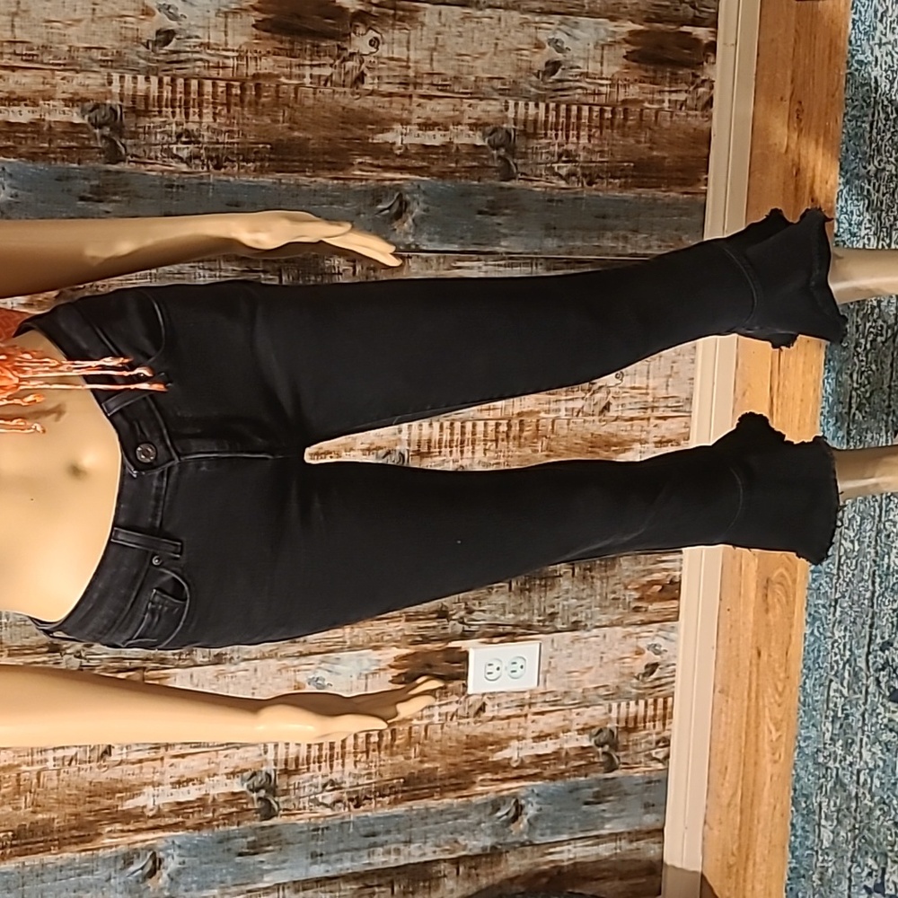 Levi's cropped funky flare jeans